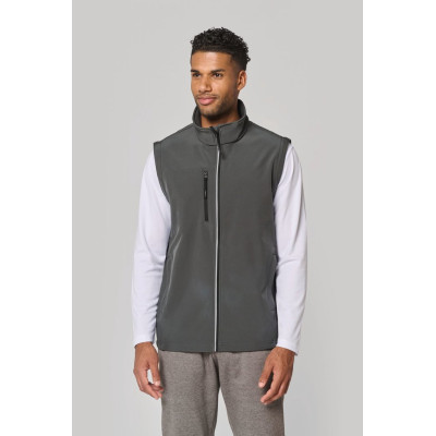 UNISEX detachable sleeves softshell jacket